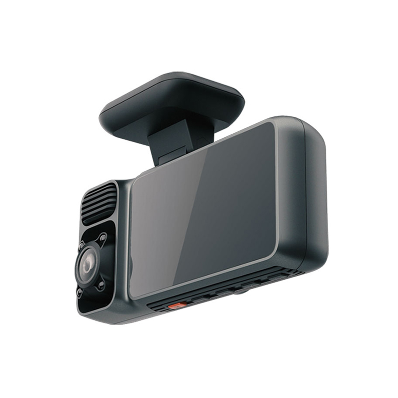 3 ຊ່ອງ Dash Cam ດ້ານຫນ້າແລະດ້ານຫລັງພາຍໃນຕົວໃນ 5GHz WiFi GPS